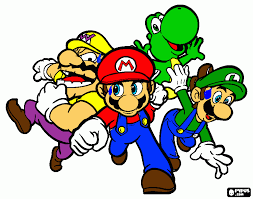 Free printable yoshi coloring page for kids to download, super mario coloring pages. Mario Luigi Yos Coloring Page Printable Mario Luigi Yos