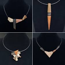 Contemporary Wooden Art Jewelry On Etsy Godbymk Wood Jewelery Bff Jewelry Jewelry Art