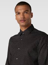 BOSS Slim Fit Business-Hemd mit Kentkragen Modell 'HANK' (black) online  kaufen