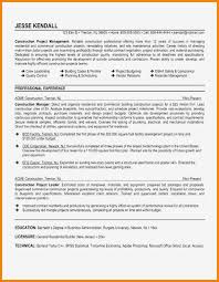 construction site supervisor resumes