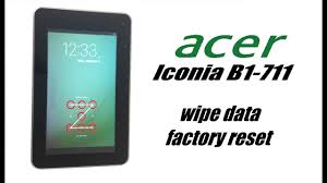 They're highly portable and have a large screen that makes them ideal for watching movies, reading the news or doing other activities. Acer Iconia Tab B1 711 3g Factory Hard Reset Password Removal Ifixit Repair Guide