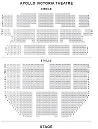 Apollo Victoria Theatre Seating Plan Apollo Victoria