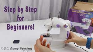 Put your feet flat on the floor in front of your chair with your legs parallel to the chair legs. How To Operate A Mini Sewing Machine Tutorial Youtube