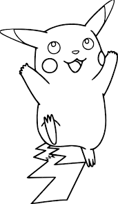 Pokémon version rouge et pokémon version bleue sont les deux premiers jeux vidéo pokémon à être sortis dans le monde occidental (après pokémon rouge et vert qui ne sont sortis qu'au japon), en europe en 1999. Pikachu Coloriage Gratuit Pokemon Pikachu A Imprimer