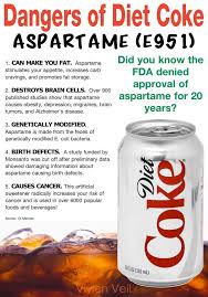 Dangers Of Diet Coke Aspartame Aspartame Health Facts Diet Coke