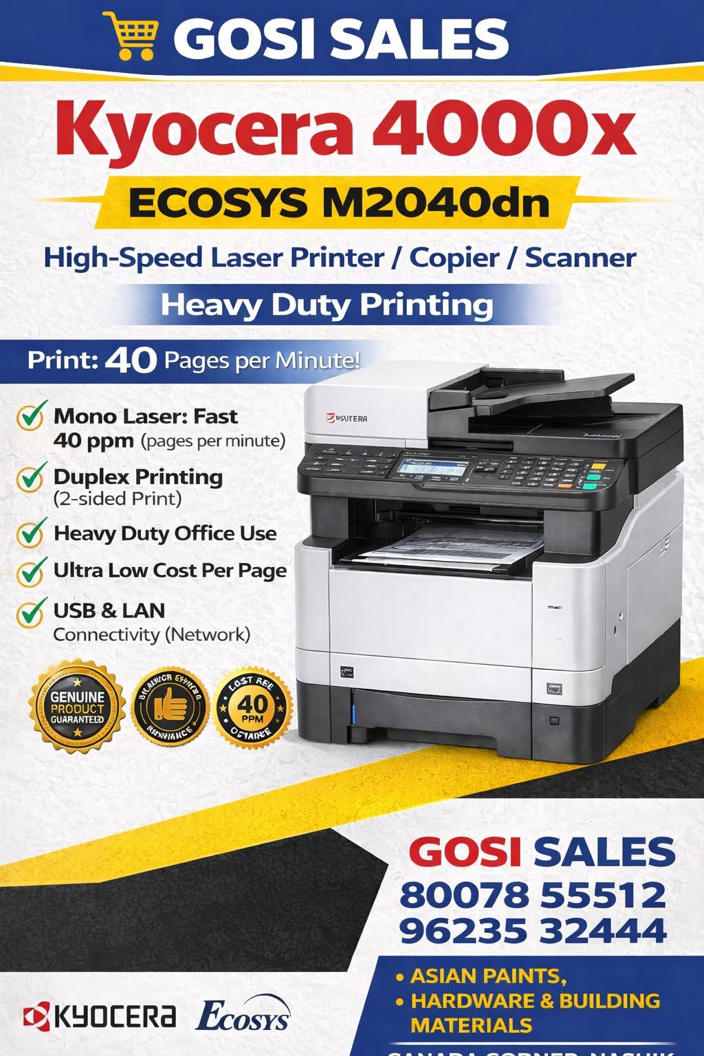 Kyocera ECOSYS M2040dn product image