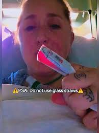 Health Advisory Warns Against Glass Straw Use