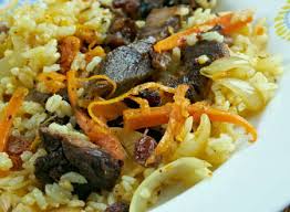 Sauté the diced onion in vegetable oil until it begins to. Qaboli Pilaw Kabuli Palaw Ist Ein Nordafghanisches Gericht Eine Pilawsorte Die Aus Gedampftem Reis Gemischt Mit Rosinen Karotten Und Lamm Besteht Lizenzfreie Fotos Bilder Und Stock Fotografie Image 97845265