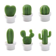 Download this premium vector about set of cactus sticker, and discover more than 12 million professional graphic resources on freepik. 6pcs Cactus Refrigerator Stickers Green Plant Magnetic Buckle Magnetic Stickers Gift Souvenir Home Crafts Decoration 007 Fridge Magnets Aliexpress