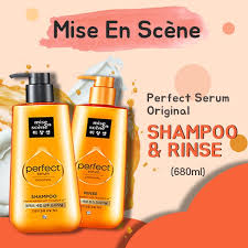 mise en scene perfect serum super rich conditioner description highly concentrated damage care ingredients gives nourishin. Mise En Scene Perfect Serum Original Shampoo Conditioner 680ml Shopee Malaysia