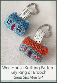 After that, swatching should get you the rest of the way. Knitting Pattern For Wee House Brooch And Key Ring For Stashbusting And Scrap Yarn In 2020 Knitting Patterns Knitting Knitting For Beginners