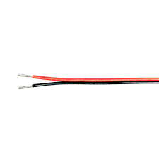 This wire is made of soft, bare copper twisted 20 Gauge 2 Conductor Wire 2 Pin Led Extension Cable 20 Awg