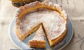 Osterfladen Mit Griess Rezept Susses Geback Lebensmittel Essen Osterkuchen Rezepte