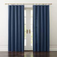 Made From 100 Cotton Sateen These Classic Midnight Blue Curtain Panels Accent Blue Velvet Curtains Velvet Curtains Blue Curtains Living Room