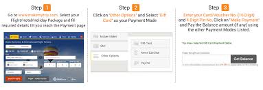 Maybe you would like to learn more about one of these? Upto 5 Off Buy Makemytrip Holiday Gift E Vouchers Redeem Reward Points Bpcl