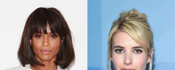 For example, they can hide your forehead wrinkles, while adding your hair extra style. Celebrity Hairstyles Celebrities With Bangs Bangs Hairstyles Teen Vogue