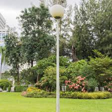 See more ideas about lamp post, post lights, driveway lighting. Garden Lamp Post Parkled Tupex Electric Contemporary Pmma Led