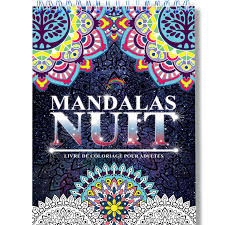 Cliquez sur l image coloriage mandala anti stress modele de mandala deja colorier mandala à imprimer adulte comment bien choisir ses 3 aug 2019 comment colorier un mandala facilement cours de coloriage bonus. Coloriage Adulte Mandala De Nuit Anti Stress Le Premier Cahier De Coloriage Mandala Avec Papier Noir Artiste Et Reliure Spirale Par Colorya Amazon Fr Colorya Livres
