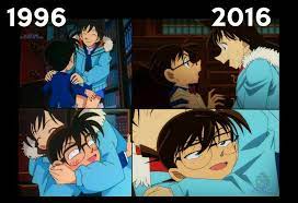 detective conan 1996 vs 2016 detective conan ran detective conan conan