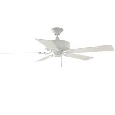 Hampton Bay Barrow Island 52 In Indoor Outdoor White Ceiling Fan Yg529 Wh The Home Depot