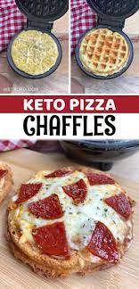 Keto Pizza Chaffles Recipe Waffle Maker Recipes Pizza Recipes Easy Recipes