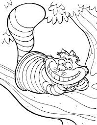Cheshire Cat In Wonderland Coloring Page Colorear Princesas Cosas Para Pintar Dibujos