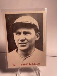 1975 TCMA All-Time New York Giants Freddie Lindstrom Fred (Red Text) HOF