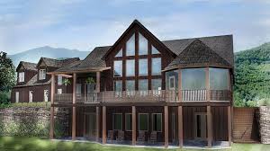 What makes a house plan specifically suited to be called a lake house plan? Open House Plan With 3 Car Garage Appalachia Mountain Ii Mountain House Plans Open House Plans Basement House Plans
