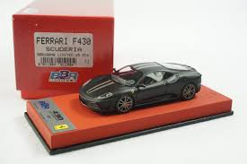 The opening is plastic and color me: 1 43 Bbr Ferrari F430 Scuderia In Color Matt Black With Grey Stripes Set On Red Leather Base Limited 25 Pieces Raceline Models