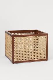 Rattan Storage Basket Brown Rattan Home All H M Us In 2020 Storage Baskets Rattan H M Home