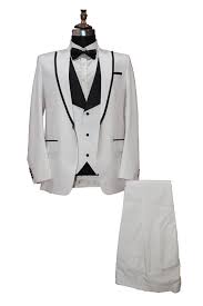 Get ready for your next formal party with dinner party suit accessories from zazzle. Men White Suits Wedding Grooms Tuxedo Dinner Party Wear Suits Etsy White Suits Coat Pant Black And White Suit