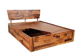 Learn how to make a platform bed out of plastic crates with added storage by watching this youtube video tutorial. Buy Auriga Sheesham Wood Bed With Storage For Rs 20000 Wakefit