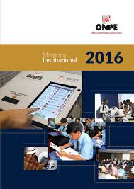 La onpe publica los resultados oficiales de las actas procesadas: Memoria Institucional 2016 By Edith Huanachi Issuu