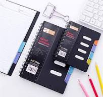 Amazon.com: NIUBB A6/A5/B5 Spiral Classified Notebook Loose ...