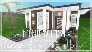 Best bloxburg house ideas 2021. Roblox Bloxburg Minimalist Tiny Starter Home Youtube Diy House Plans Tiny House Layout Starter Home