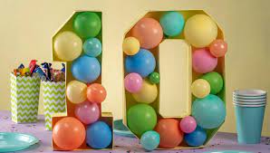 Paso A Paso Para Hacer Un Numero De Carton Relleno De Globos