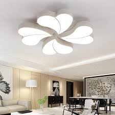 Online Shop Diy Flower Led Ceiling Light Modern Living Room Ceiling Lamps Bed Ceiling Design Living Room Bedroom False Ceiling Design Ceiling Lamps Living Room