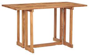 It works well outdoors and it moves without struggle. Teak Wood Hatteras Rectangular Folding Table 56 X 28 Made From A Grade Teak Transitional Outdoor Dining Tables By Chic Teak Houzz