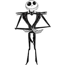 He may look familiar, and that's because he's the star of disney's nightmare before christmas. Jack Skellington Airwalker Giant Foil Balloon 84 Tall Walmart Com Walmart Com