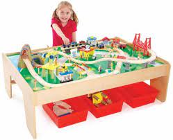 The kidkraft waterfall mountain train table set is perfect for little conductors. Waterfall Mountain Train Table Set Play With A Purpose
