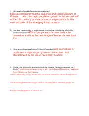 Crash Course 32 World History Coal Steam And The Industrial Revolution Worksheet Pdf 1 Why Was The Industrial Revolution So Revolutionary Because Course Hero