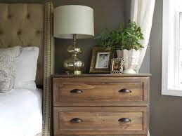 Dresser' 3 drawers, various sizes, white color. How To Turn An Ikea Dresser Into A High End Nightstand