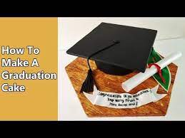 How To Make A Graduation Cake Mortarboard Graduation Cakes Graduation Hat Cake Cake