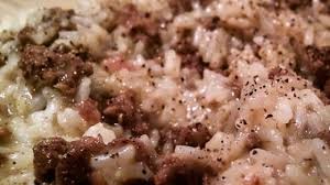 Hamburger Cream Of Mushroom Soup Over Rice Recipe Food Com Recipe Creamed Mushrooms Stuffed Mushrooms Recipes