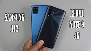 Samsung Galaxy A12 Vs Xiaomi Redmi Note 9 4g Speedtest And Camera Comparison Youtube