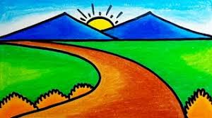 Alam laut lanskap air indah matahari terbenam langit senja pemandangan laut. Cara Menggambar Pemandangan Gunung Dan Alam Yang Mudah Sekali Untuk Pemula Menggambar Pemandangan Youtube