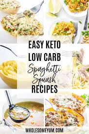Keto Low Carb Spaghetti Squash Recipes In 2020 Low Carb Spaghetti Squash Recipe Squash Recipes Spaghetti Squash Recipes