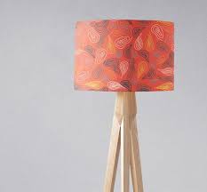 Coral Lampshade Coral Home Decor Abstract Lamp Shade Ceiling Light Shade Statement Lampshades Harp Lampshade Orange Home Accessories Coral Home Decor Contemporary Lamp Shades Small Bedside Lamps