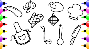 However, we can't skip the same from our daily lives. Coloring Images Of Kitchen Utensils Coloring Pages For Kids