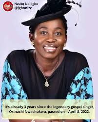 It's already 3 years since the legendary gospel singer, Osinachi Nwachukwu,  passed on—April 8, 2022. Her voice, her songs, and her deep passion for  worship still echo in our hearts. Her music